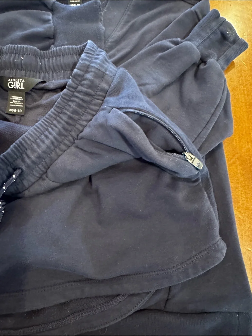 Athleta Navy Blue Kids Matching Set - Jacket and Skort